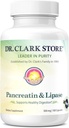 Dr Clark Pankretin dan Lipase Enzyme Suplemen, 500mg, 100 Grantin Kapsul