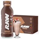 RAW Sẵn sàng-Drink Protein Shake, Chocolate - RTD Protein Uống với Whey Protin độc lập với thời gian làm việc sau khi làm việc - Zero-Sugar & Gluten đồ uống tự do và bật sáng, 12 Fl Oz