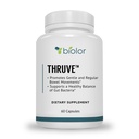 Thruve Long-term Constipation Relief Supplement - Probiotics, Prebiotics, Natural Laxatives and Fiber All In Easy To Swallow Capsules - Best Herbal Laxative Supplement For Constipation - 60 Pills