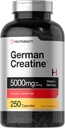 Horbaach Allemande Créatine Monohydrate de 5000mg de 250 capsules en poudre
