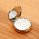 Cat and Moon Bras Round Pill Box