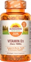 Sundown Witamina D3, 400 Softgels