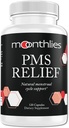 Maanthlies PMS Relief Supplement voor Vrouwen Menstruele Cycle Support - Natuurlijke balans Mood Swings, Periode Krampen, Opgeblazen, vermoeidheid, Water Retention, PMDD, Perimenopause (60 dagen levering 120 capsules)