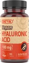 DEVA Nutrition Vegan Hyaluronic Acid 100 mq - GMO & Non-Hemolytic - 90 Tablet, 1-Pack