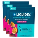 Liquid I.V.® Hydration Multiplier - Passion Fruit | Electrolyte Powder Drink Mix | 3 Pack (48 Servings)
