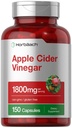 Horbäach Apple Cider Vinegar Capsules | 1800 mg | 150 Pills | Non-GMO, Gluten Free Supplement Supplement