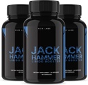 ห้องปฏิบัติการ Rize - Jack Hammer Libido Buster Supplement for Men, สูตรธรรมชาติที่ทรงพลังทั้งหมดเพื่อปรับปรุงประสิทธิภาพ (180 Capsulues)
