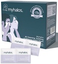 MyHalos ® 48 Hydratační oční víčka pro suchou oční úlevu - hydratační a mýdlové oční víčka s čajovníkem - Pomáhá se syndromem blefaritidy a počítačové vize, Blefaritida Léčba žloutenky, Cleanser