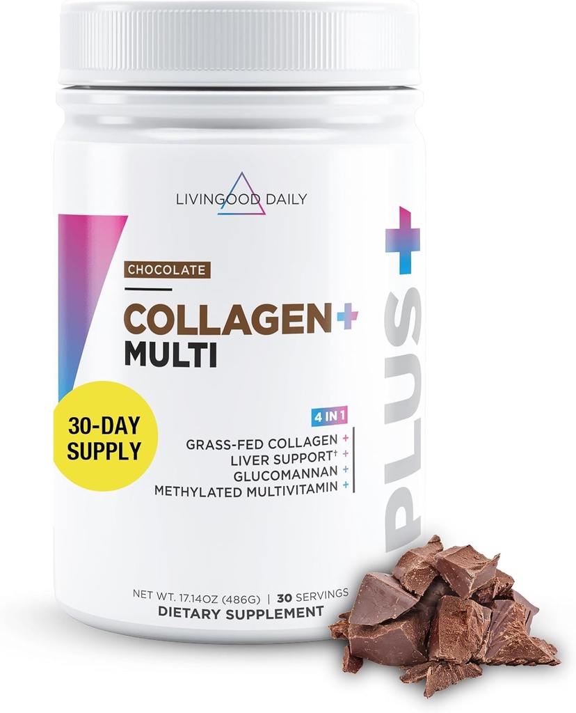 He viscut un Collage de Daily per a Dones i homes, l'Arca Feligen Peptides, Protein & Multivitamins per a pèl de salut, pell i Nals, Keto & Palelo, Guten Free, xocolata, 30 Servings