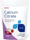 GNC Citrate de calcium 500mg Chews doux, forme très absorbante de calcium, baies et crème, 30 Compte