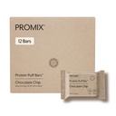 ProMix Nutrition Protein Plant Based Puff Bars - Chocolate - Marshmallow Crispy Treat - High Protein & Low Calorie - 12 Bars