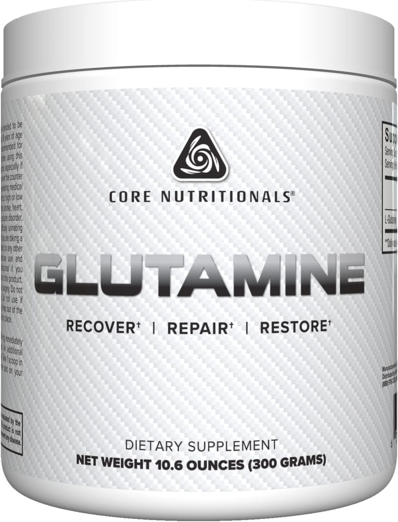 核心营养素 Glutamine 氨基酸 增强恢复和还原L-Glutamine 水平 + 免疫支持,肌肉建设, Gut Health 60 services (未受欢迎)
