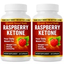 Raspberry Ketone Capsules, All-Natural Formula, May Support Active Healthy Lifestyle, 1000 mg Supplement, 120 Capsules (Non Vegan), 4 Month Supply, Vegan Raspberry Ketone, Non GMO