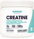 Nutricost Creatine Monohydrate Powder for Women, Micronized, Unflavored, 50 Servings - Vegetarian, Non-GMO, Gluten Free