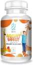 Actif High Boost Mega Support for High growth with 10+ Factors, תוסף גבוה לילדים ובני נוער, 60 מסטיקנים, סטרוברי פלמור, Get Tall Fast Formula