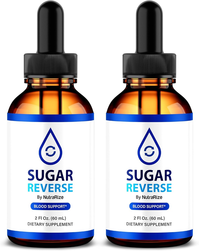 (2 Pack) Sugar Reverse Drops - Maneira natural de manter a saúde, Fórmula orgânica para apoiar estilo de vida saudável, Sugar Reverse Drops Premium Nutrition, SugarReverse En Gotas (60 Servings)