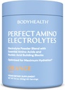BodyHealth PerfectAmino Electrolytes Powder No Sugar, Keto Sugar Free Post Electrolytes Drink Mix, Hydration Powder with Trace Minerals - Pomarańcza - 60 Służenia