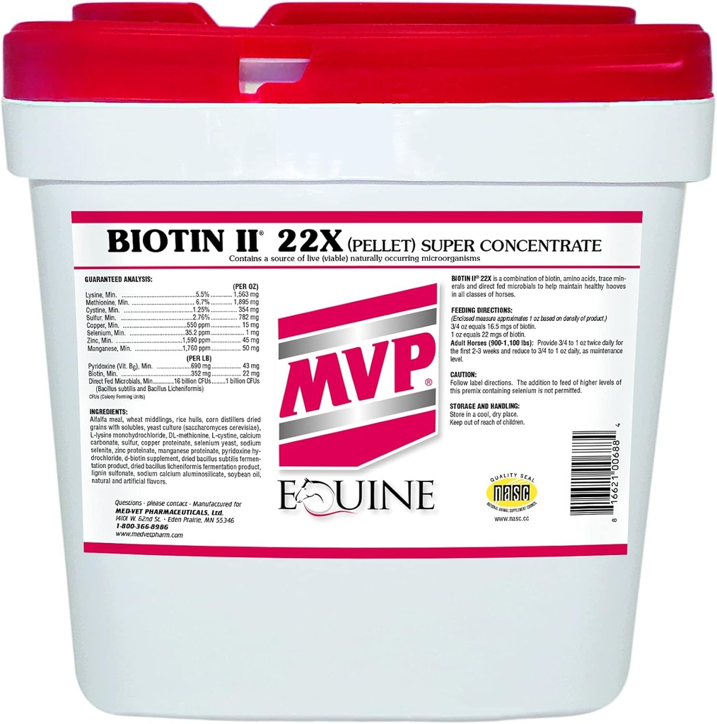 Biotin II 22X (35lb) Dodatek kopyta pro koně