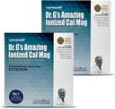 G's Amazing Ionized Cal Mag - Bone Health Calcium Magnesium Powder gehigarria - 60 Sticks x 2 Pack 4 hilabetez (120 kondea)