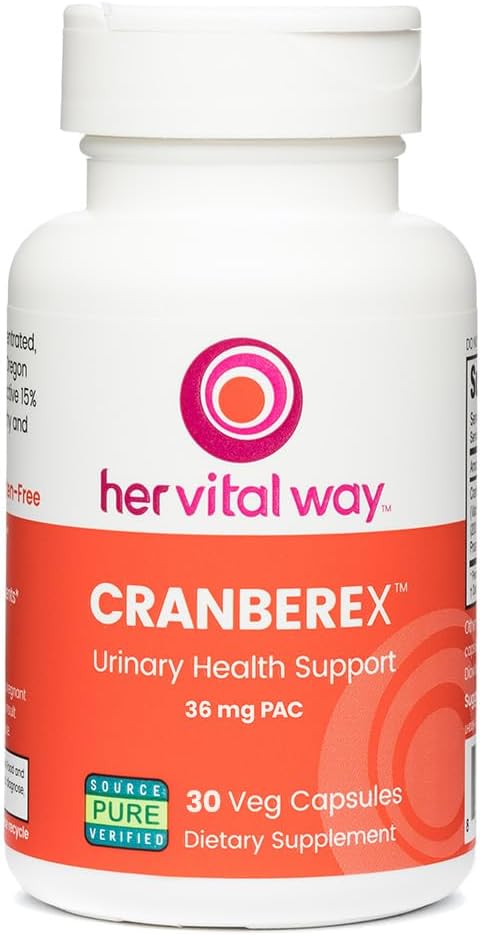 Cranberex - Cranberberry Pils per a dones i homes - Cranberberberberberberberberberberex - Capsules d'Urgary Tract i Cyeney - 30eg Capules