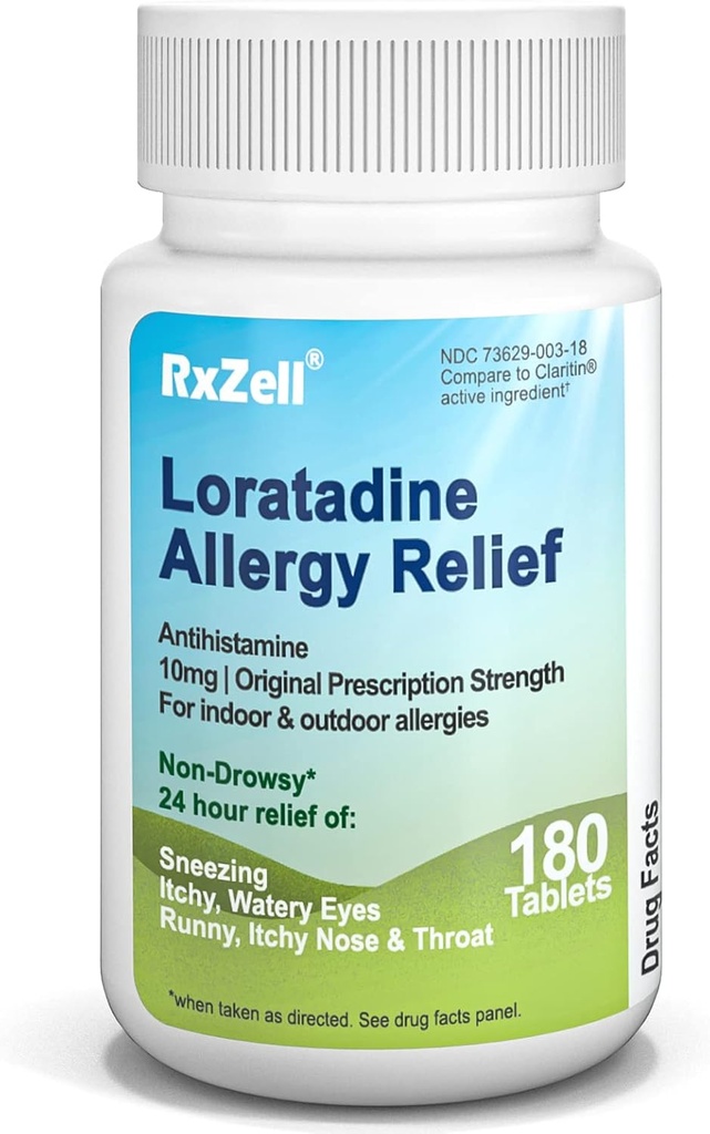 Alergie Relief, Loratadina 10mg, 180 comprimate 