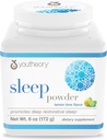 Youtheory Sleep Powder - Sleep Duplement for Calm & Relaxation * - Berisi Melonatonin, Magnesium, L- Theanine & L-Glycine - Dairy, Soy & Gluten Free - 6 oz