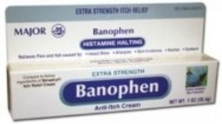 Зудовая помощь Banophen 2% / 0,1% Cream 30 Gram