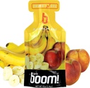 Boom Nutrition Energy Gel - Fruit- Flavored Energy Gels - Workout Gel - Energy Gel for Cycling - Running Gel - Natural Energy Gel - Banana Peach (24 Pack)