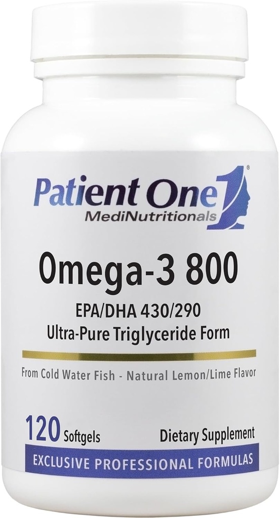 One Oma-3 800 | Supplement to heart, Cognive and Compat Health * | โอเมก้า-3 Fish oil with EPA และ DHA | 120 Softgels