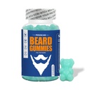 Gummy Big Beard Creștere pentru bărbați, 60 Gume aromate de afine, cu 10K MCG Biotin B12 Colagen și Elite Barbă de păr Grooming Nutrients & Vitamine, să crească mai puternic, mai lung, mai gros și mai plin barbă