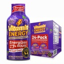 Vitamin Energy Grape Pop Extra Strength Energy Shot, 24 Pack - Up to 7 Hrs, 260mg Natural Caffeine, Zero Sugar - Green Tea Extract, Immune Support, B12 B6 Niacin, 1.93 fl oz, Keto Vegan