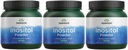 אבקת Inositol 100% Pure Inositol - תוספת טבעית לקידום פוקוס ורגיעה - Nerve & cell Support - (8oz) 3 Pack