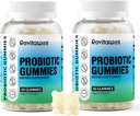 Probiotiska Gummies för Digestive Health och Gut Health, 3,6 miljarder CFU, Sugar Free, Debloat Gummies Probiotika för barn, kvinnor och män, Yogurt smak, 120 greve