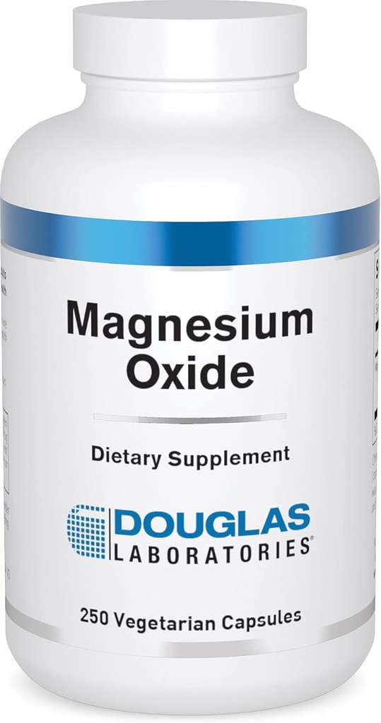 Douglas Laboratories Magnesium Oxide | Supports Normal Heart Function and Bone Formation* | 250 kapsulak
