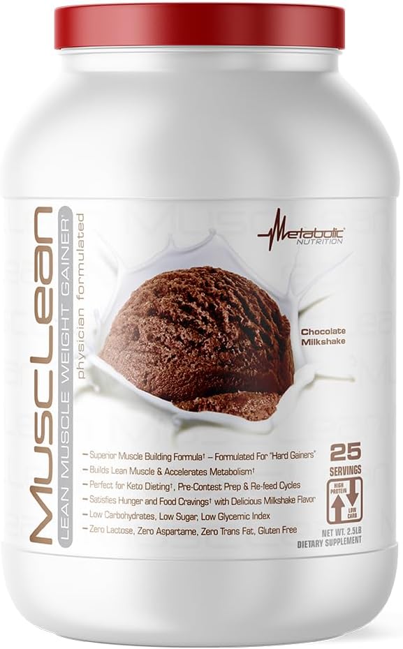 Nutrition métabolique Musclean Chocolate Sha, 2,5 livres