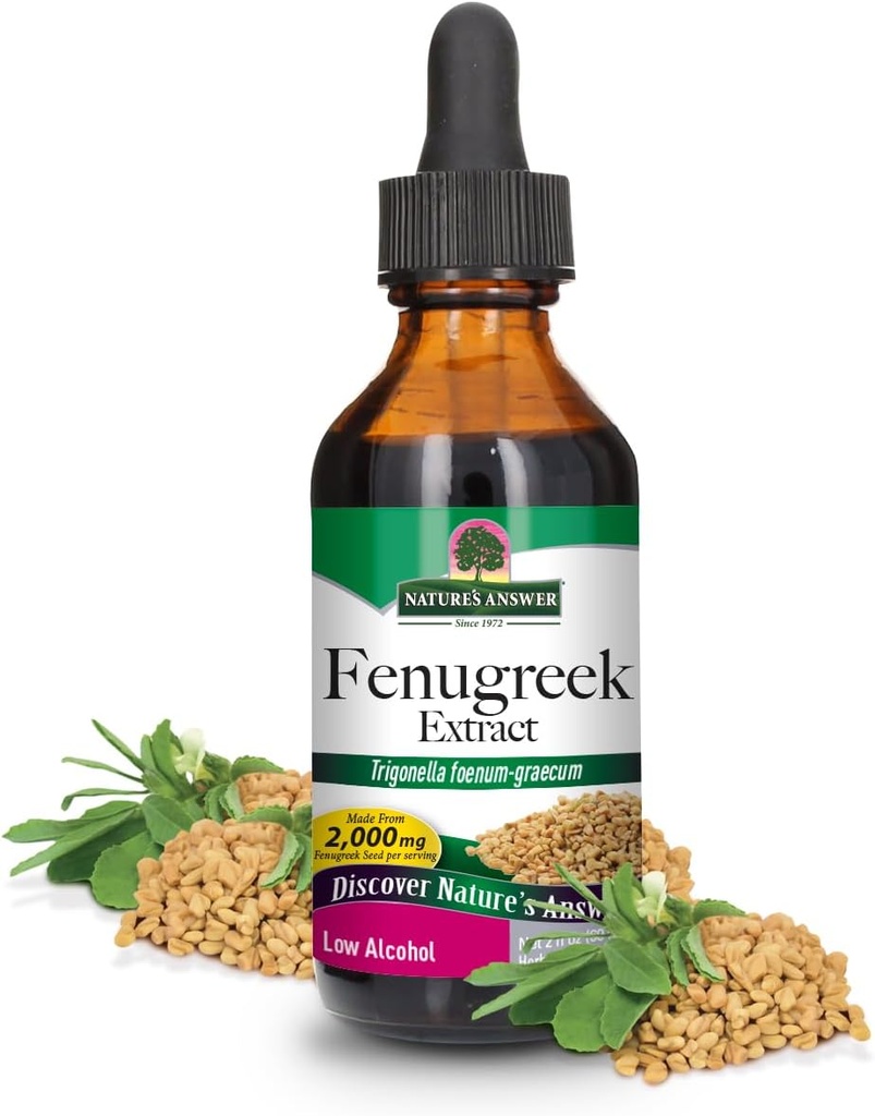 자연의 응답 Fenugreek 씨앗 유기 알코올, 2-Fluid Ounces