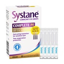 Systane Complete Preservative Free Dry Eye Drops, 30 Ct Single Use Vials