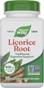 Nature's Way Licorice Root, Traditional Digestive Support Supplement*, 900 mg pro 2-Capsule Serving, Non-GMO Project Verified, 100 Vegan Capsules (Packaging May Vary)