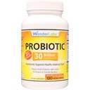Wonder Laboratories Probiotic 30 Billion Good Bacteria (8 Lactobacillus Strains and 2 Bifidobacterium Strains), Nutritionally Support a Healthy Digestive System, 120 Capsules