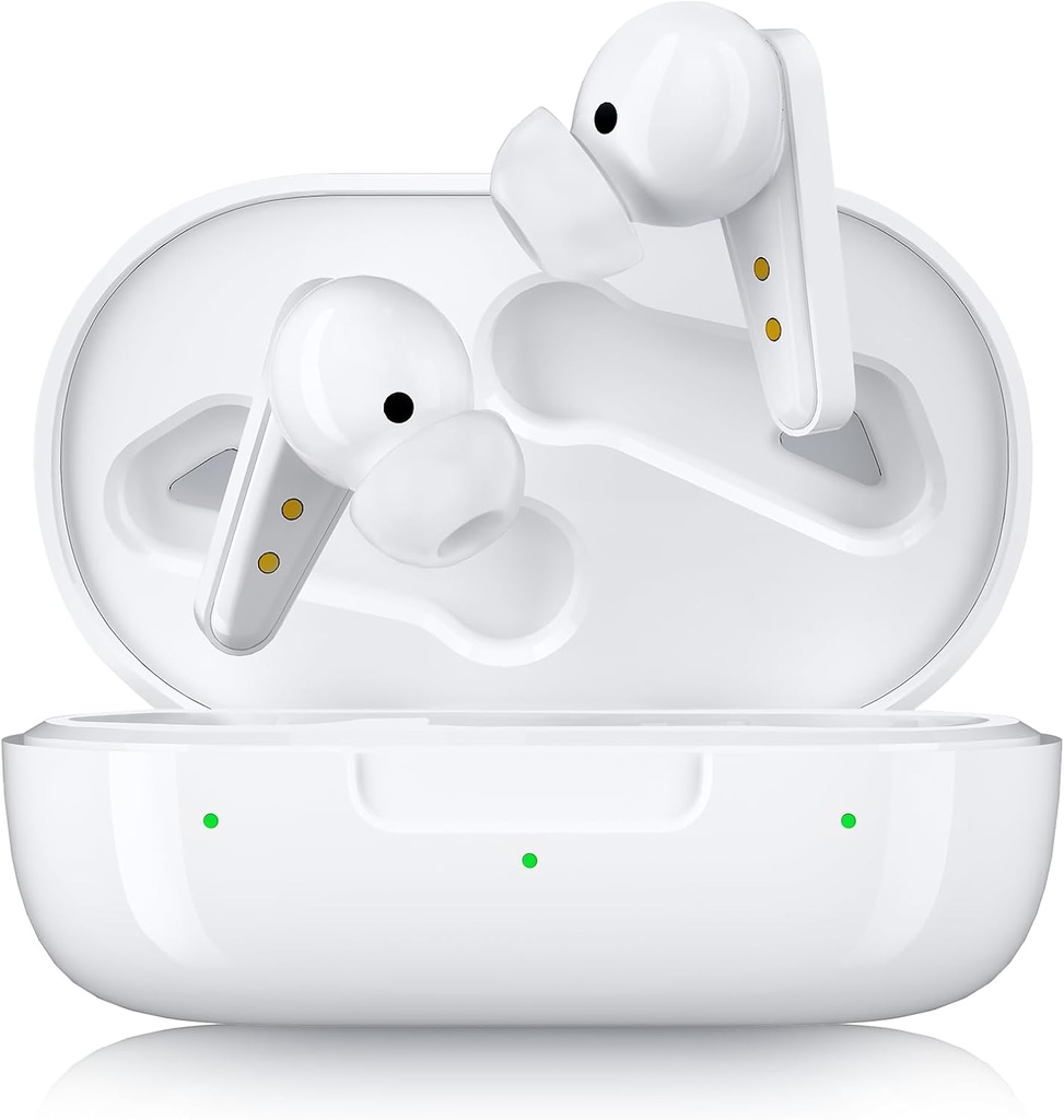 Кінгвелл OTC Hearing Aids акумуляторні, Bluetooth Hearing Aids для старших з Смарт-додатком, Authentic Sound Quality, 32 DSP канал шумопоглинання, для Mild до Severe Hearing Loss, Білий