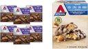 Atkins Pecan Caramel Clusters 60 Count, Caramel Chocolate Nut Roll Snack Bar 16 Count