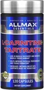 ALLMAX ernæring L-karnitin + Tartrat, 120 kapsler