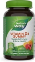 Nature 's Way Vitamin D3 Gummies, Understøtter Immunation og Knoglehelbred *, 2000 IE (50 mcg) per 2- gummy Serving, Vitamin D3 2000IE per 2 Gummies, blandet frugt smag, 120 Tæl