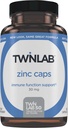 Twinlab Zink Caps - Immune Support, Metabolism, Hudvård, 100 kapslar