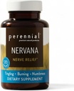 Perennale Nervana – Herbal Nerve Støtte & Mood Balance Formel | Plantebasert blanding med Lavender, Passionflower, Corydalis, Lobelia & Prickly Ash Bark | 120 Vegetariske kapsler | 40-dagers levering