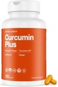 Better Way HealthTM Curcumin Plus – Kurkumin C3® Complex z Boswellin®, BioPerine® in Ginger – Skupna podpora in vnetje Relief – 120 Kaplet