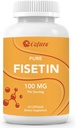 Fisetin kosttilskudd, 100 mg naturlig Bioactive Flavonoid, ekte 98% ren, aldring støtte, ikke-GMO, glutenfri, 60 kapsler, 60 serveringer