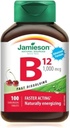 Jamieson Vitamin B12 Methylcobalamin Fast Disolving Сублингвални таблетки, 1000 mcg, 100 сублингвални таблетки