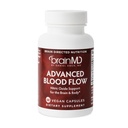 BRAINMD Advanced Blood Flow - 60 Vegan Capsules - Nitric Oxide Support for the Brain & Body - Gluten Free - 30 Servings