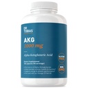 Dr. Tobias AKG Supplement 1000mg Bioavailable Alpha Ketoglutaric Acid | Cellular Energy & Nitric Oxide Flow | Vegan, Gluten-Free, Non-GMO | 180 Capsules 90 Servings